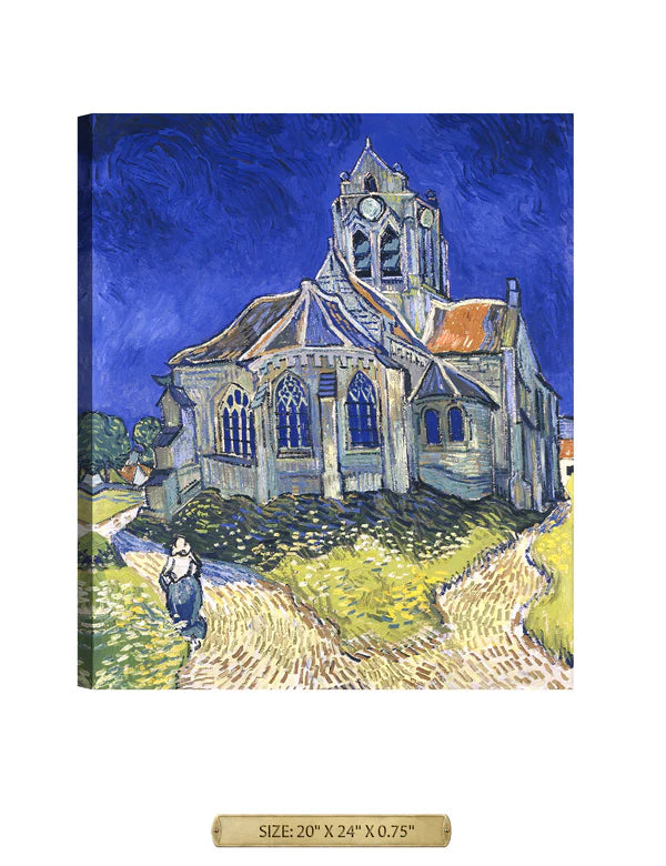 The Church At Auvers By Vincent Van Gogh