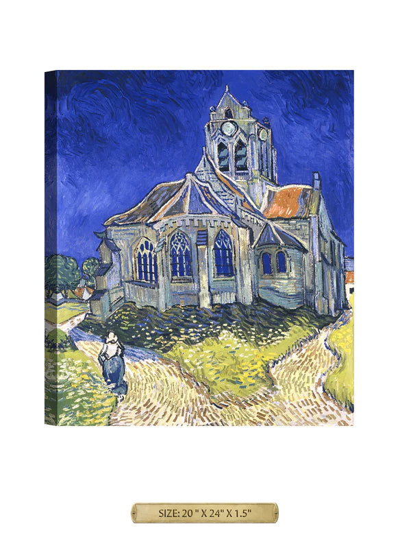 The Church At Auvers By Vincent Van Gogh
