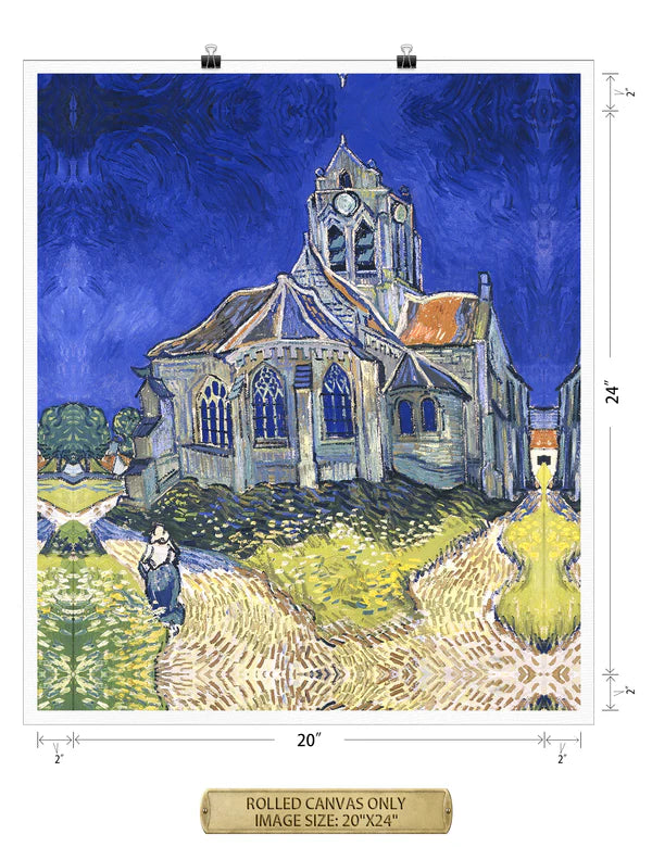 The Church At Auvers By Vincent Van Gogh