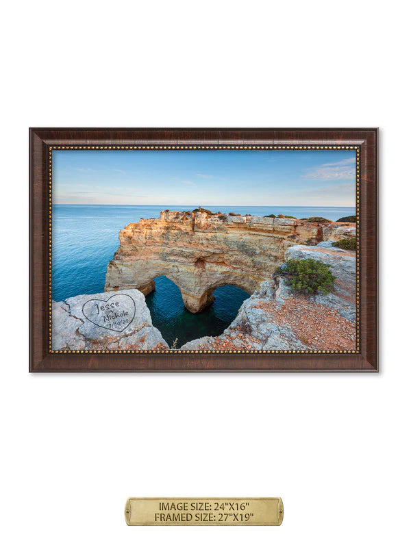 Algarve Amor. Personalized Wall Art With Your Names & Date.