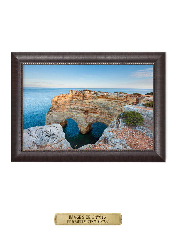 Algarve Amor. Personalized Wall Art With Your Names & Date.