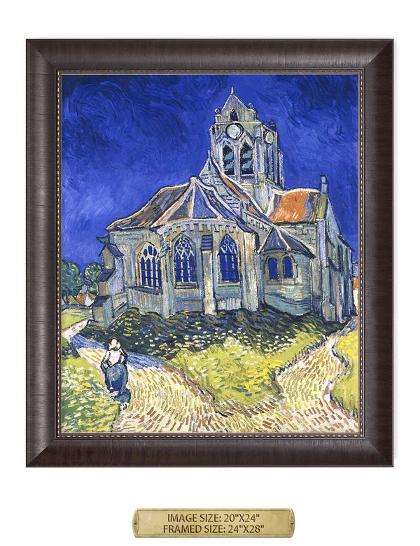 The Church At Auvers By Vincent Van Gogh