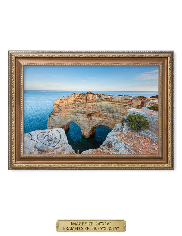 Algarve Amor. Personalized Wall Art With Your Names & Date.