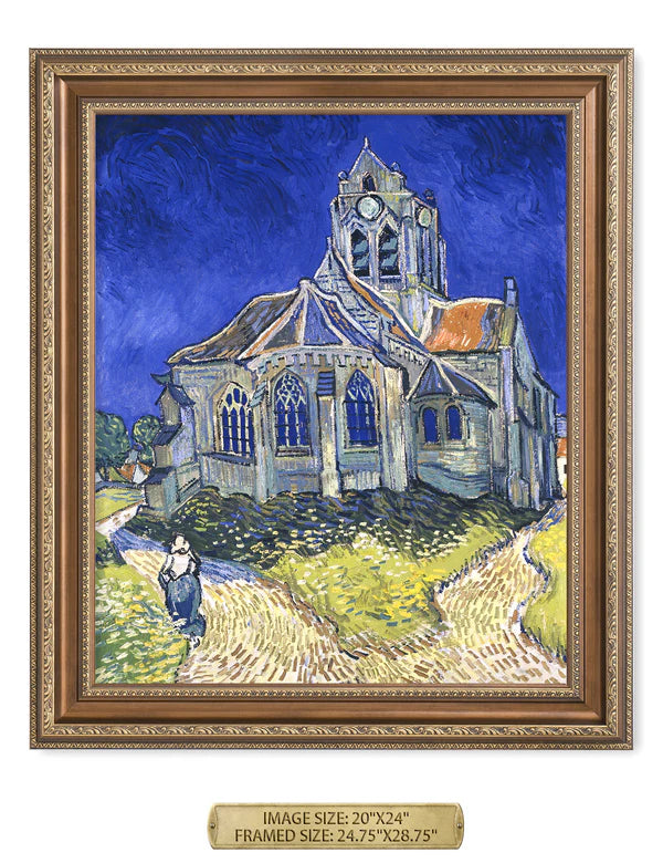The Church At Auvers By Vincent Van Gogh