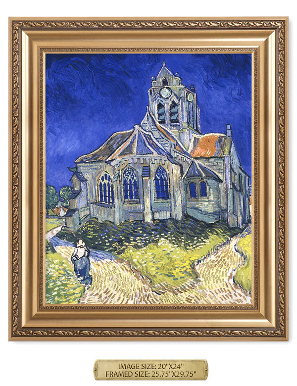 The Church At Auvers By Vincent Van Gogh