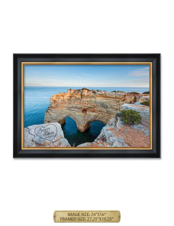 Algarve Amor. Personalized Wall Art With Your Names & Date.