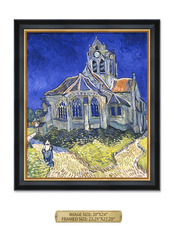 The Church At Auvers By Vincent Van Gogh