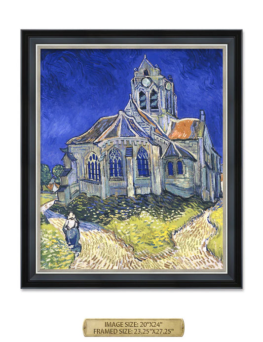 The Church At Auvers By Vincent Van Gogh