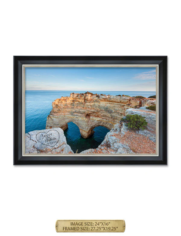 Algarve Amor. Personalized Wall Art With Your Names & Date.