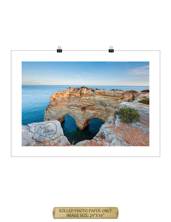 Algarve Amor. Personalized Wall Art With Your Names & Date.