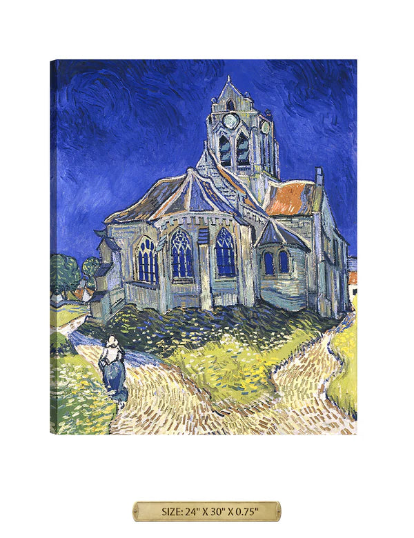 The Church At Auvers By Vincent Van Gogh
