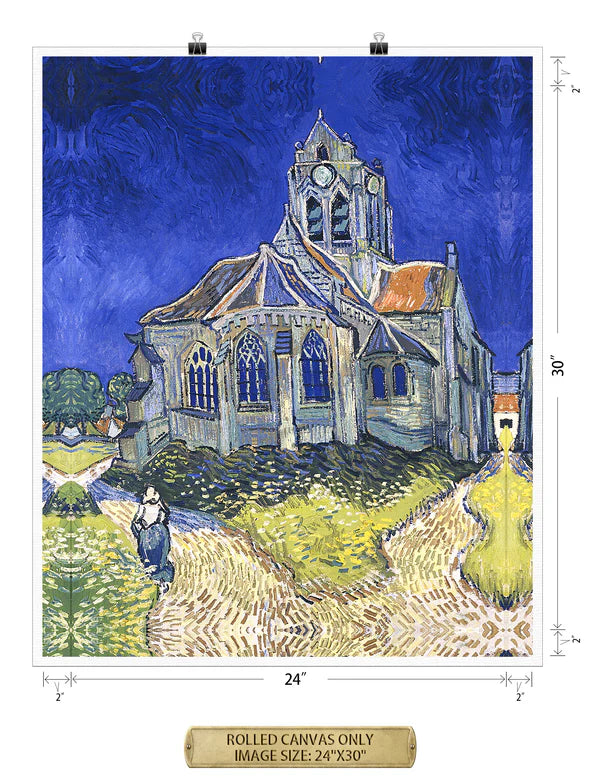 The Church At Auvers By Vincent Van Gogh