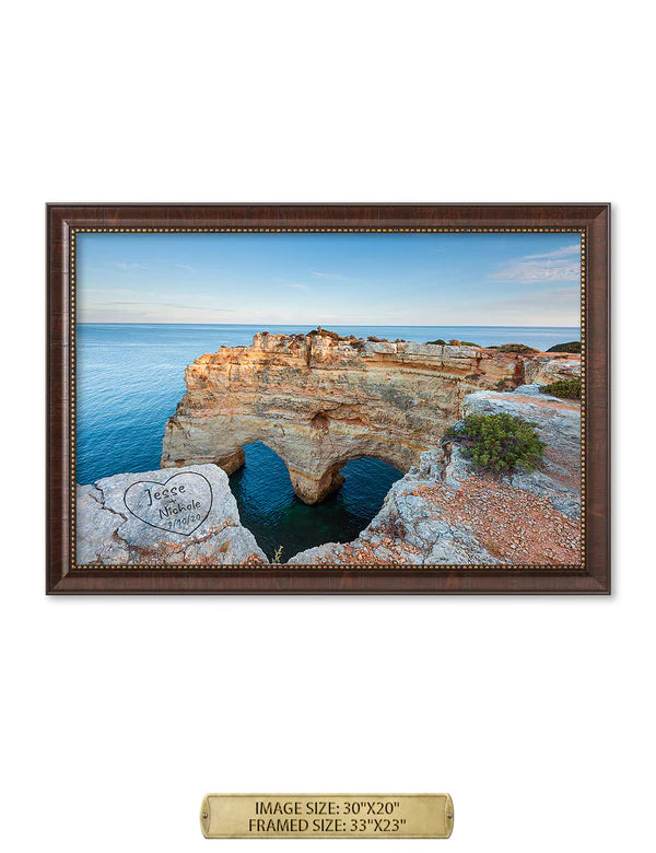 Algarve Amor. Personalized Wall Art With Your Names & Date.