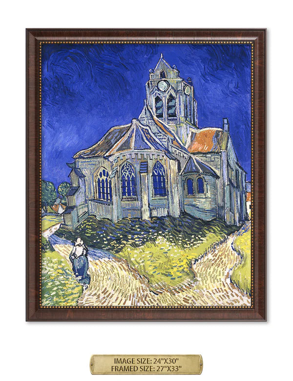 The Church At Auvers By Vincent Van Gogh