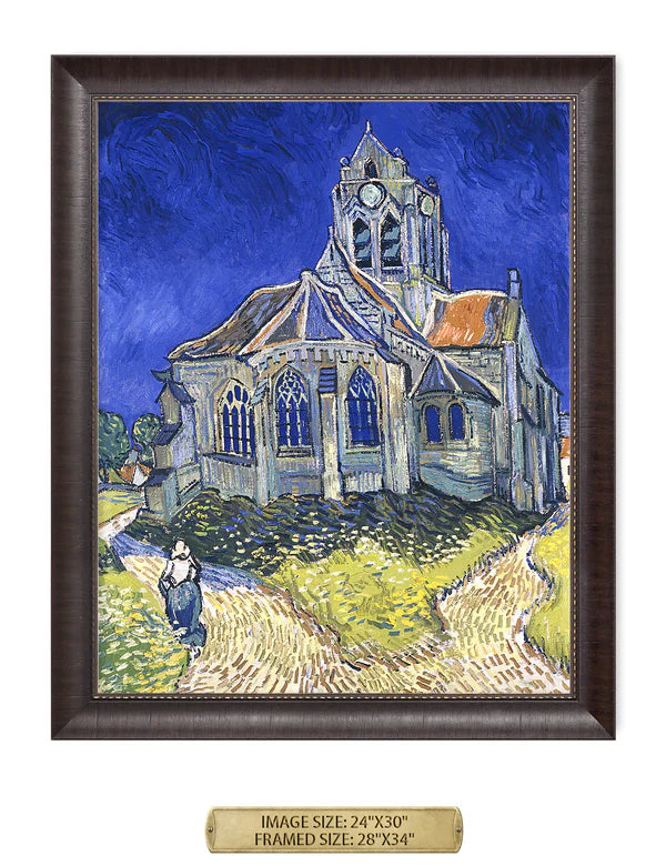 The Church At Auvers By Vincent Van Gogh