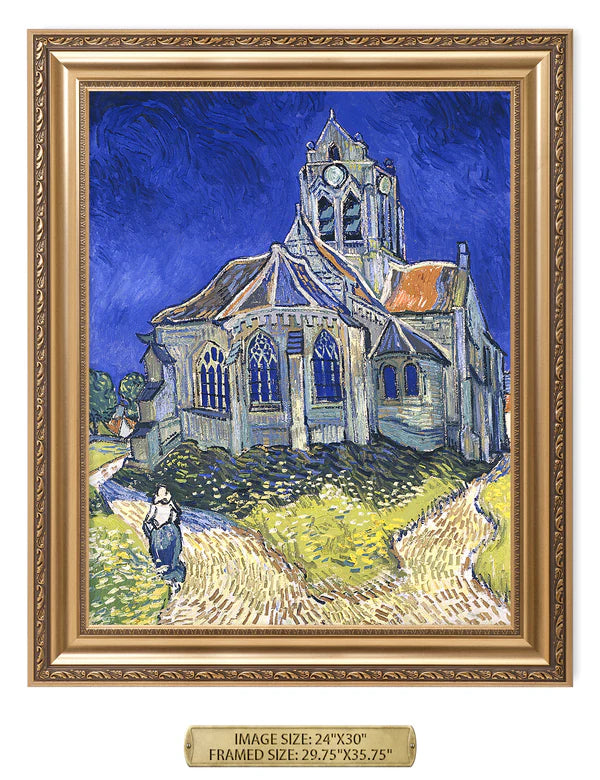 The Church At Auvers By Vincent Van Gogh