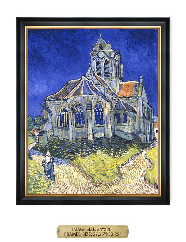 The Church At Auvers By Vincent Van Gogh