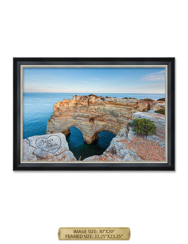 Algarve Amor. Personalized Wall Art With Your Names & Date.