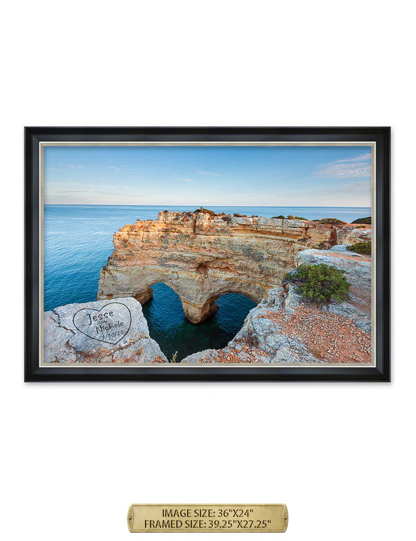 Algarve Amor. Personalized Wall Art With Your Names & Date.