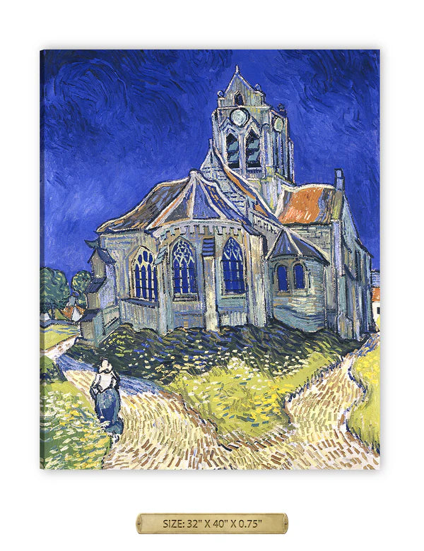 The Church At Auvers By Vincent Van Gogh