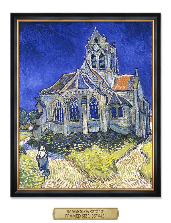 The Church At Auvers By Vincent Van Gogh
