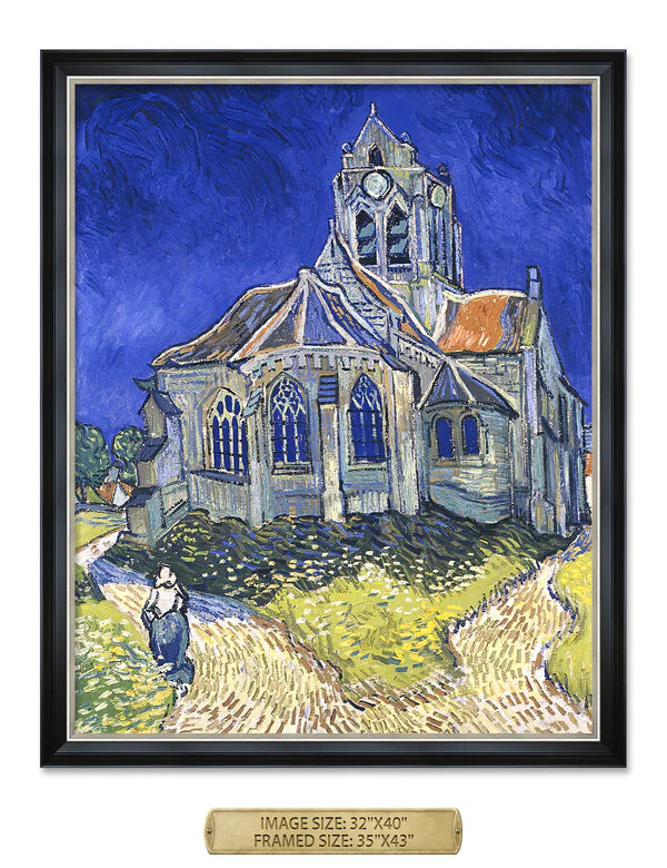 The Church At Auvers By Vincent Van Gogh