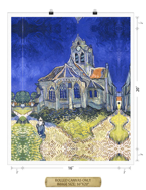 The Church At Auvers By Vincent Van Gogh