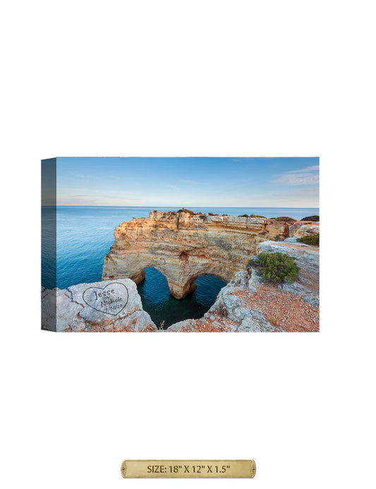 Algarve Amor. Personalized Wall Art With Your Names & Date.