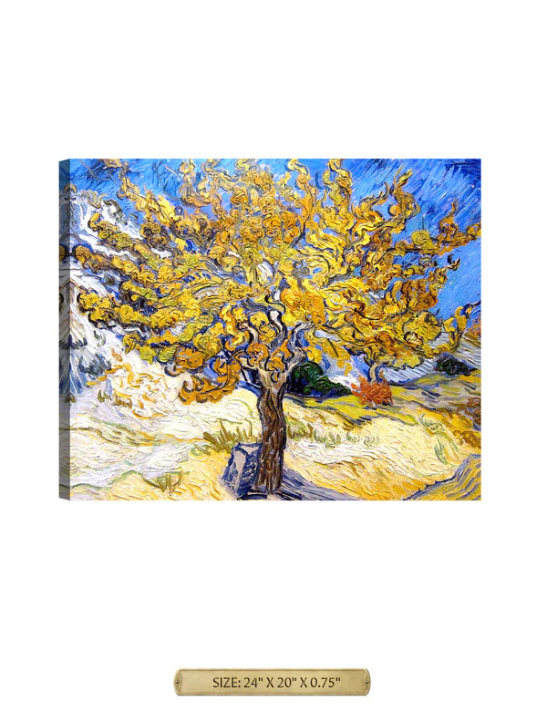 The Mulberry Tree By Vincent Van Gogh.