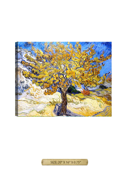 The Mulberry Tree By Vincent Van Gogh.