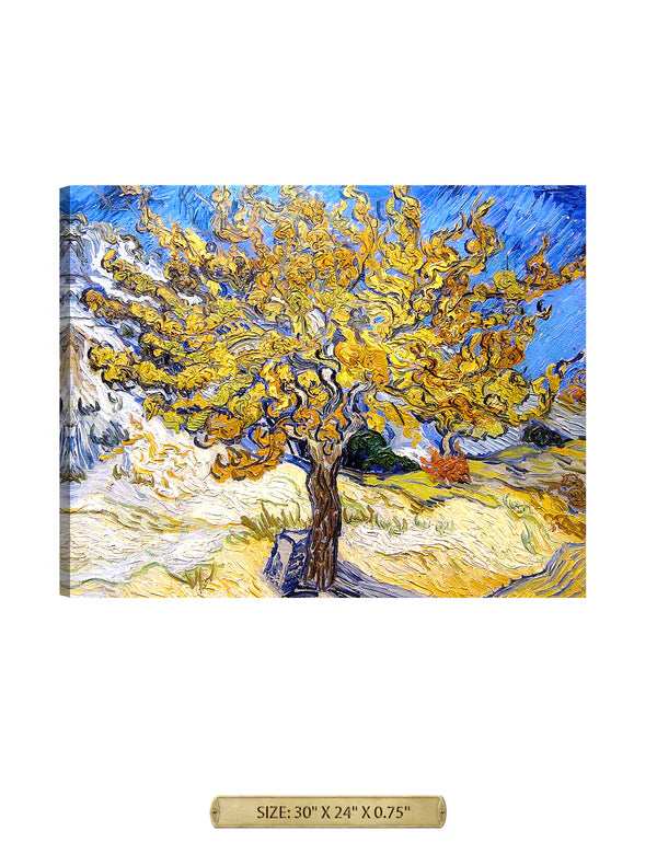 The Mulberry Tree By Vincent Van Gogh.