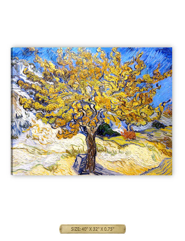 The Mulberry Tree By Vincent Van Gogh.