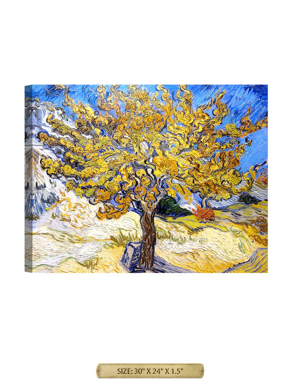The Mulberry Tree By Vincent Van Gogh.