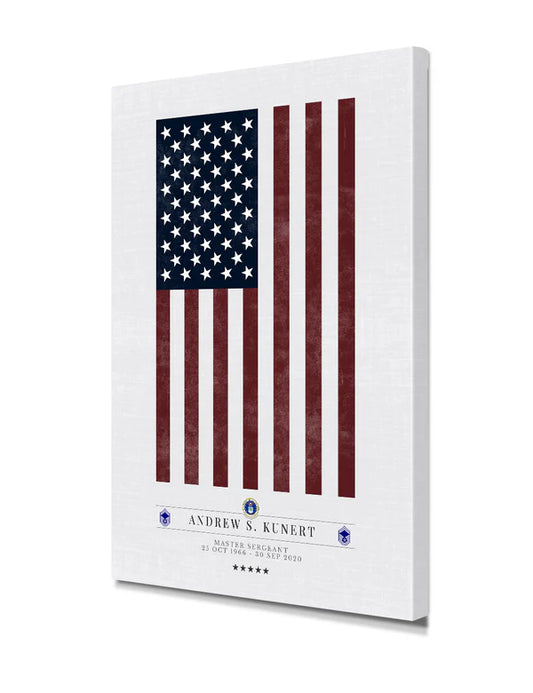 Vintage American Flag Wall Art