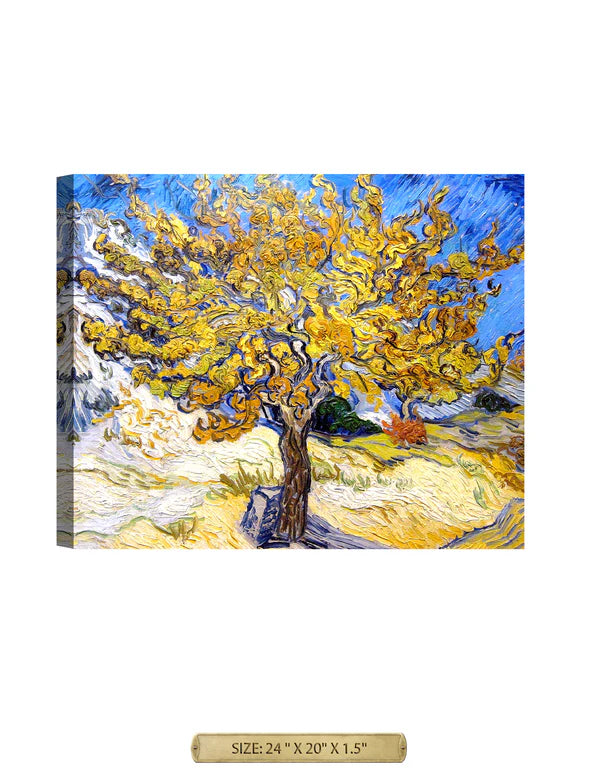 The Mulberry Tree By Vincent Van Gogh.