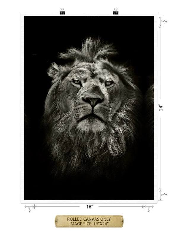 The King Wild Animal Wall Art
