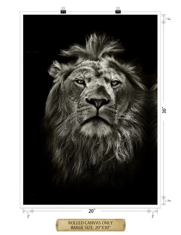 The King Wild Animal Wall Art