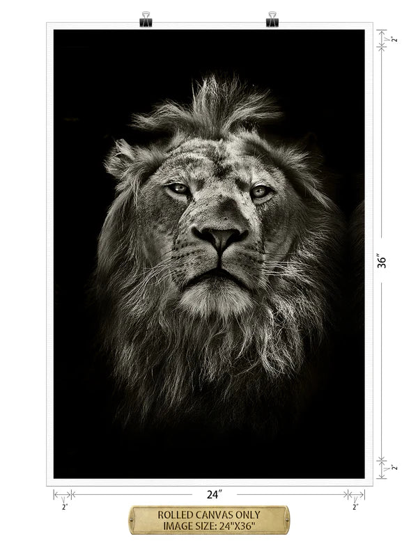 The King Wild Animal Wall Art