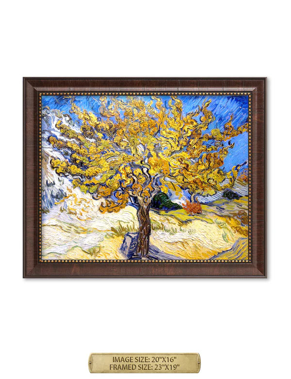 The Mulberry Tree By Vincent Van Gogh.