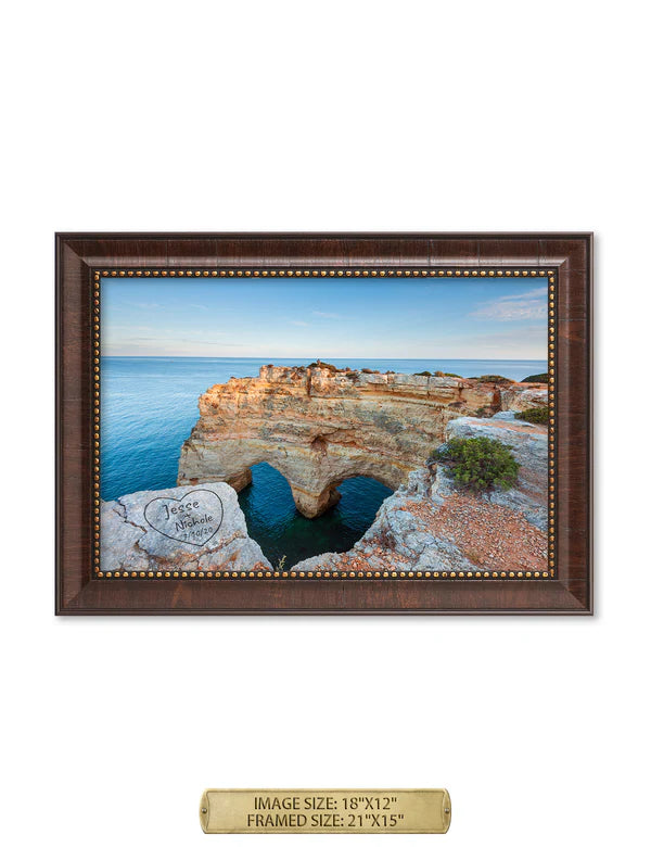 Algarve Amor. Personalized Wall Art With Your Names & Date.