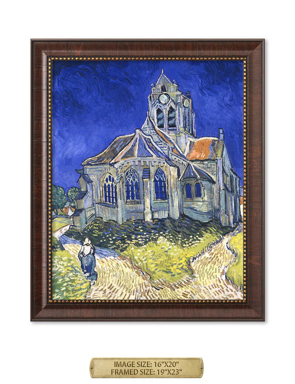 The Church At Auvers By Vincent Van Gogh