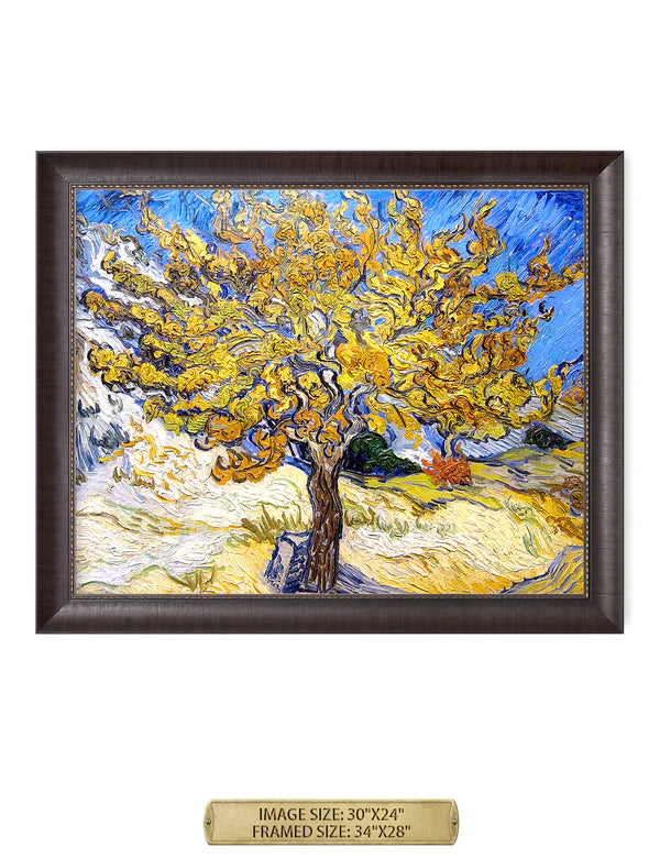 The Mulberry Tree By Vincent Van Gogh.