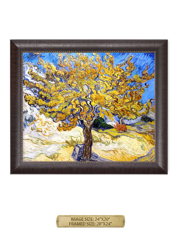 The Mulberry Tree By Vincent Van Gogh.