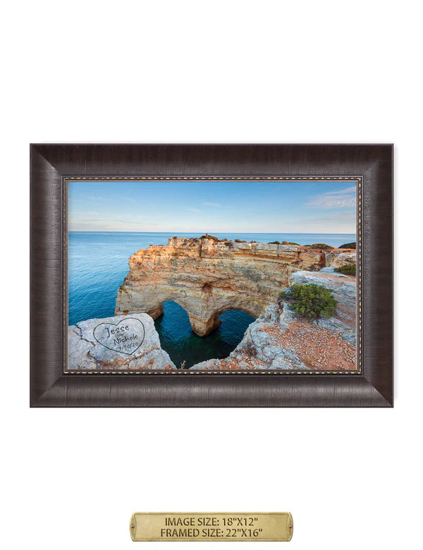 Algarve Amor. Personalized Wall Art With Your Names & Date.