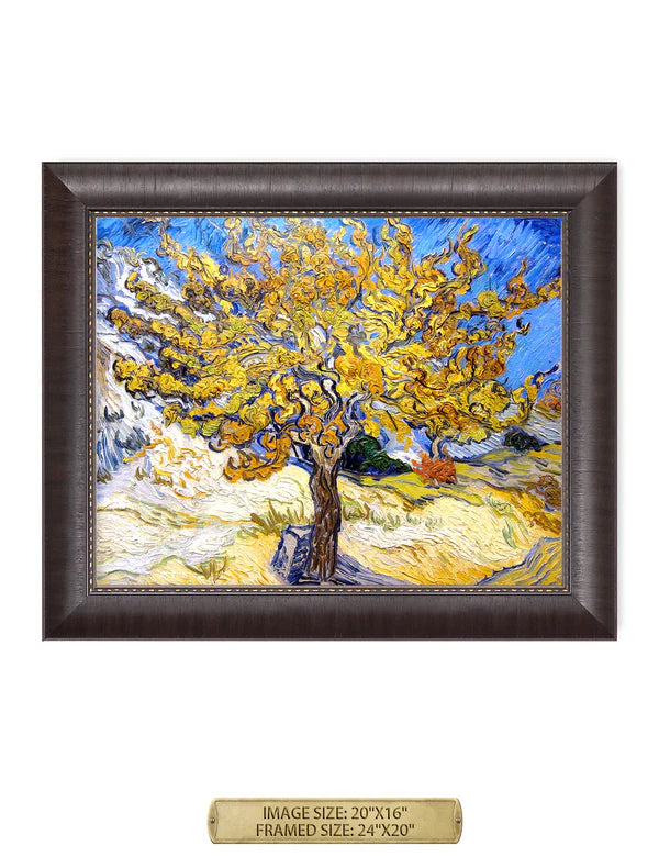 The Mulberry Tree By Vincent Van Gogh.