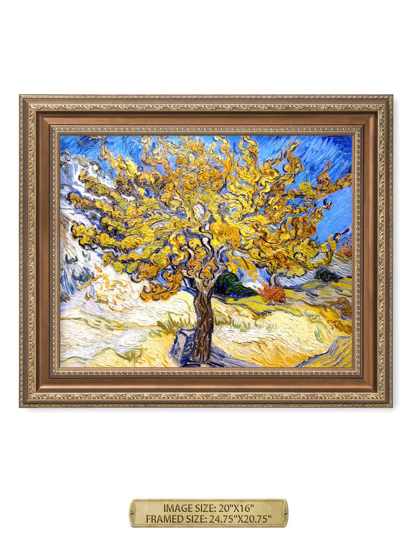 The Mulberry Tree By Vincent Van Gogh.