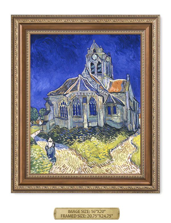 The Church At Auvers By Vincent Van Gogh