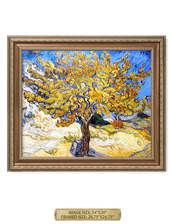 The Mulberry Tree By Vincent Van Gogh.