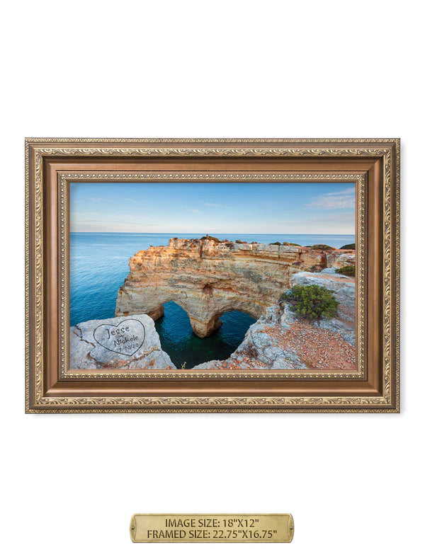 Algarve Amor. Personalized Wall Art With Your Names & Date.