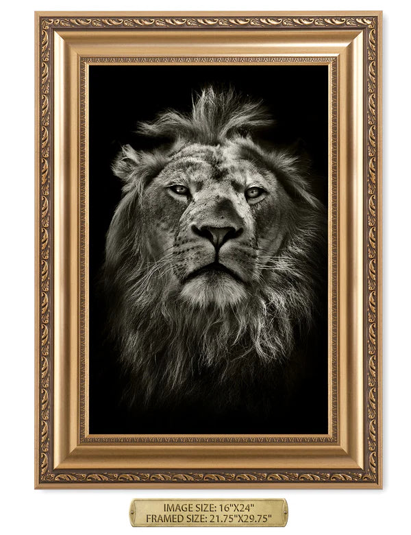 The King Wild Animal Wall Art